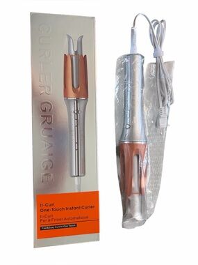 It-Curl One-Touch Instant Curler - Silver & Rose Gold